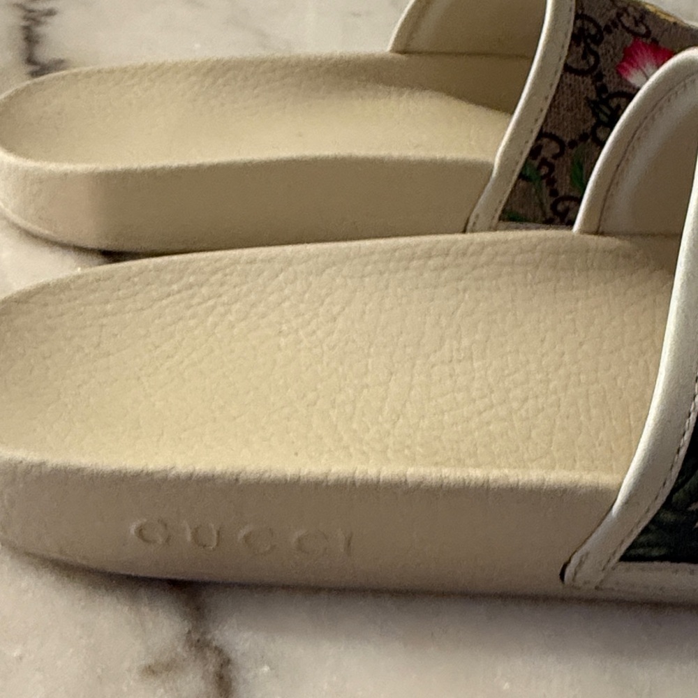 Gucci Floral Print Slippers - Multicolor - Picture 3 of 7